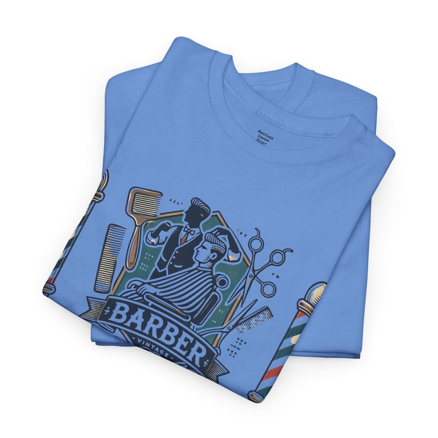 Vintage Barber - Graphic Unisex Heavy Cotton Tee