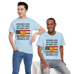 Patriotic Humor Tee, July 4th Shirt, Independence Day Apparel, Funny American T-Shirt, Meme Shirt, History Lovers Gift