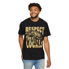 Respect the Locals T-Shirt — Sea Turtle Conservation Graphic Tee