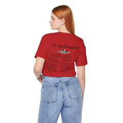 41 For Freedom FBM Fleet Ballistic Missile Submarine Unisex Jersey Short Sleeve Tee