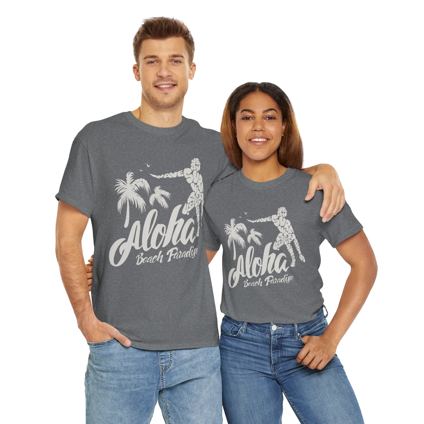 Aloha Paradise Unisex Heavy Cotton Tee