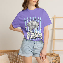 Be A Timothy T-Shirt — Retro Raccoon Graphic Tee ("In a World of Boring")
