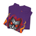 Flaming Fire Vampire - Graphic Unisex Heavy Cotton Tee