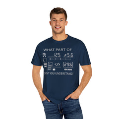 CAMERA DISPLAY, Graphic Unisex Garment-Dyed T-shirt