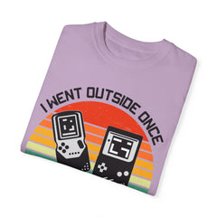 Retro Gamer Unisex T-Shirt - "I Went Outside Once"