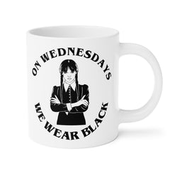 Wednesday Addams - Ceramic Mugs (11oz\15oz\20oz) | Pop Culture | Addams Family | Fan Gift | Gift For Her | Gothic Style Mug | Creepy Comedy