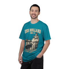 USS Holland SS-1 Submarine Vintage Graphic T-Shirt — Navy History Tee