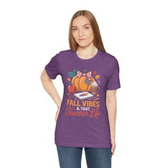 Fall Vibes Teacher Life T-Shirt