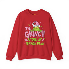 Grinch Stole My Lesson Plan Sweatshirt