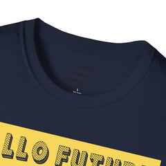 Hallo Future Pop Art Guy Unisex Softstyle T-Shirt