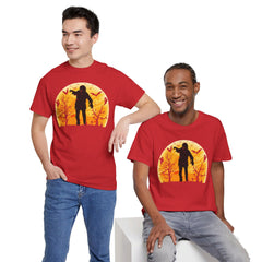 Full Moon Zombie! Graphic Unisex Heavy Cotton Tee
