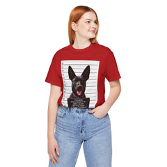 K9 Mugshot Personalized with your Dog T-Shirt