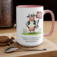 COW TIPPING Awareness - Accent Mugs | Cow Tipping Is Real, Bovine Humor. Gift For Him, Gift For Her, Farm Humor, Cow Fan Gift, Farm Animal