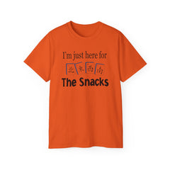 I'm Just Here For the Snacks Mahjong Tiles Unisex Ultra Cotton Tee / See our matching Coffee Mugs
