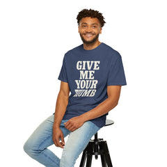 Two And A Half Men Inspired Graphic T-Shirt - Give Me Your Thumb Vintage Tee