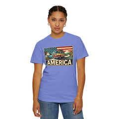 Ventura Highway Driving America Graphic Comfort Colors Unisex Garment Dyed T-shirt