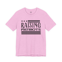 Raising Patriots Tee – Americana Stars & Stripes Family Pride T-Shirt