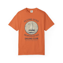 Hempstead Bay Sailing Club T‑Shirt — Flying Scot Hempstead Bay Vintage Sailboat Tee