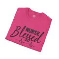 Blessed Nurse - Unisex Softstyle T-Shirt | Nurse Awareness, Medical Wear, Gift For Her, Scrubs Lover, Hospital Staff Gift, Registered Nurse