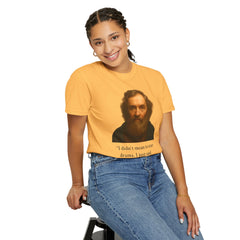 Historical Galileo Galilei Portrait Quote T‑Shirt — "I didn't mean to start drama. I just said the Earth moves."