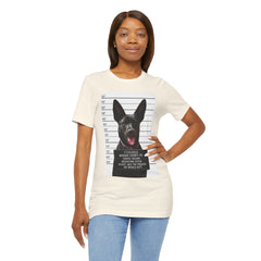 K9 Mugshot Personalized with your Dog T-Shirt