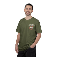 Wyoming Funny Roadtrip T-Shirt — "Three Things You Don’t Do in Wyoming" Adventure Tee