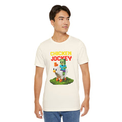 Video Game Chicken Jockey Tee - Unisex Short Sleeve T-Shirt