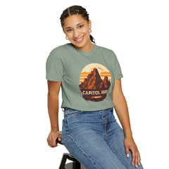 Capitol Reef National Park Graphic, Comfort Colors Soft Relaxed Fit Unisex Garment-Dyed T-shirt