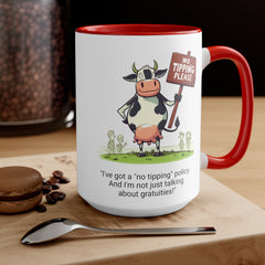 COW TIPPING Awareness - Accent Mugs | Cow Tipping Is Real, Bovine Humor. Gift For Him, Gift For Her, Farm Humor, Cow Fan Gift, Farm Animal