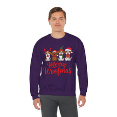 Merry Woofmas- Unisex Heavy Blend™ Crewneck Sweatshirt