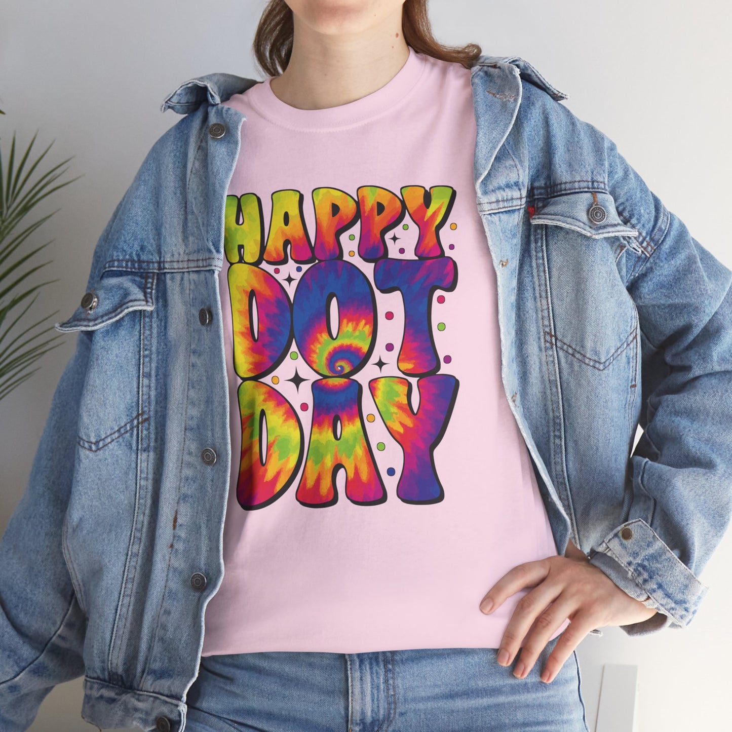 HAPPY DOT DAY - Graphic Unisex Heavy Cotton Tee