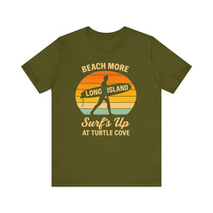 Turtle Beach Vibes Unisex Tee - Surf's Up Long Island | Summer Shirt