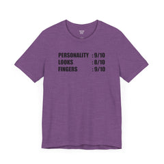 Personality Looks Fingers, Check! - Unisex Jersey Short Sleeve Tee | Amputee Aware,Amputee Humor,Finger Amputee,Gift For Him,Gift For Her