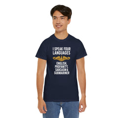 Funny United States Submarine Officer Multilingual T-Shirt