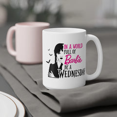 Wednesday Addams - Ceramic Mugs (11oz\15oz\20oz) | Pop Culture | Addams Family | Fan Gift | Gift For Her | Gothic Style Mug | Creepy Comedy