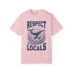 Respect the Locals Whale T-Shirt — Marine Conservation Graphic