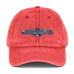 United States Navy Submariner Vintage Embroidered Cap - Retro Style Hat for Everyday Wear