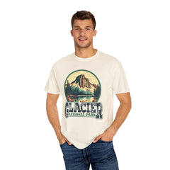 Glacier National Park Graphic, Comfort Colors Soft Relaxed Fit Unisex Garment-Dyed T-shirt