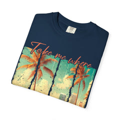 Summer Vibes Graphic T-Shirt - "Take Me Where Summer Never Ends"