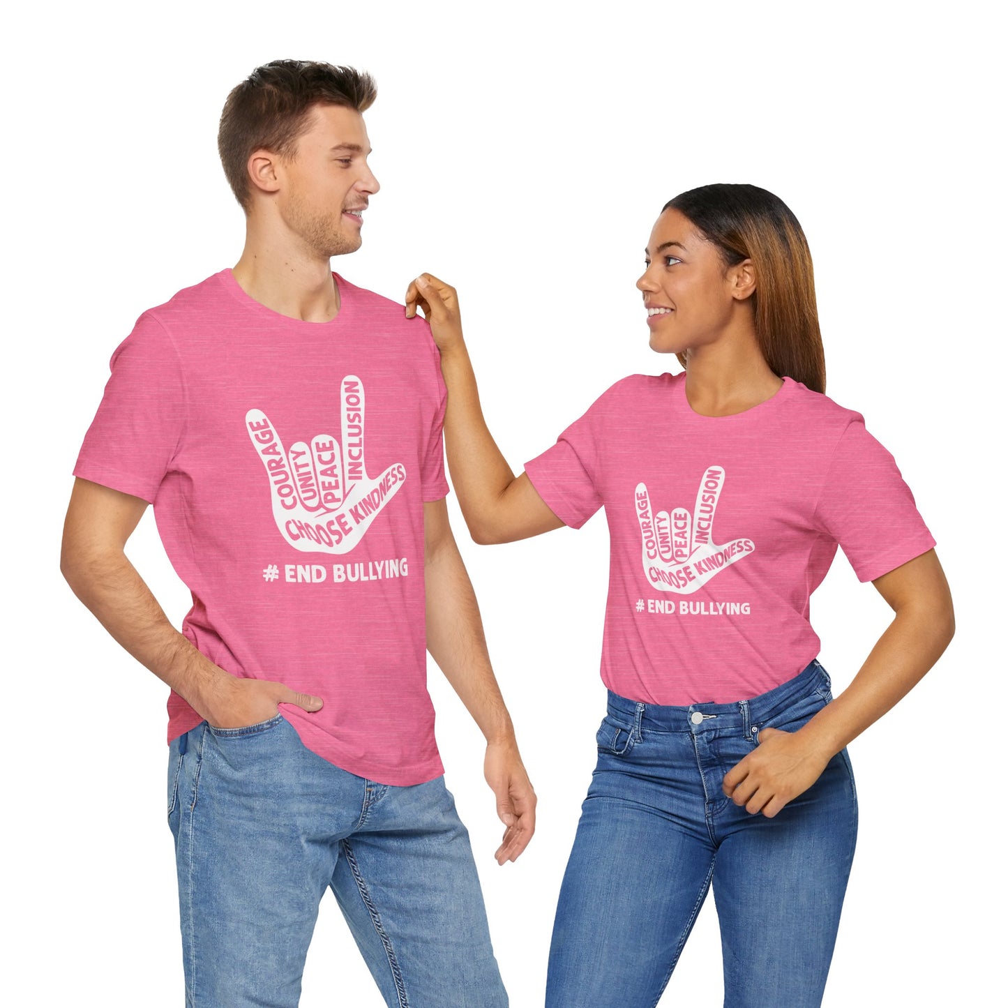 Anti Bullying, Choose Kindness  - Graphic Unisex Jersey Short Sleeve Tee