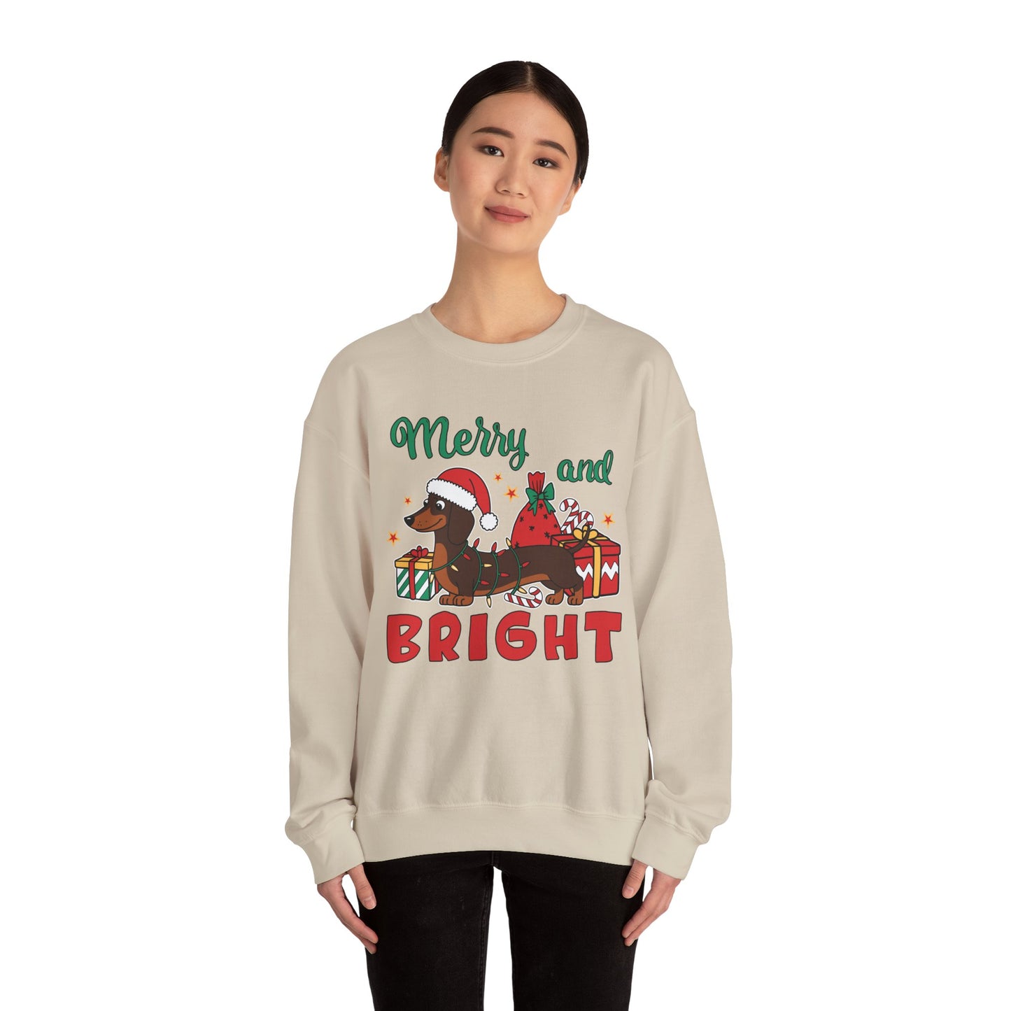 Dachsund Christmas - Unisex Heavy Blend™ Crewneck Sweatshirt