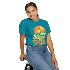 Del Boca Vista Graphic - Unisex Garment-Dyed T-shirt