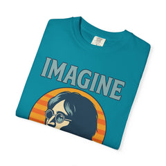 John Lennon Imagine T-Shirt, Vintage Graphic Tee, Music Lover Gift, Unisex Casual Wear, Retro Art Shirt