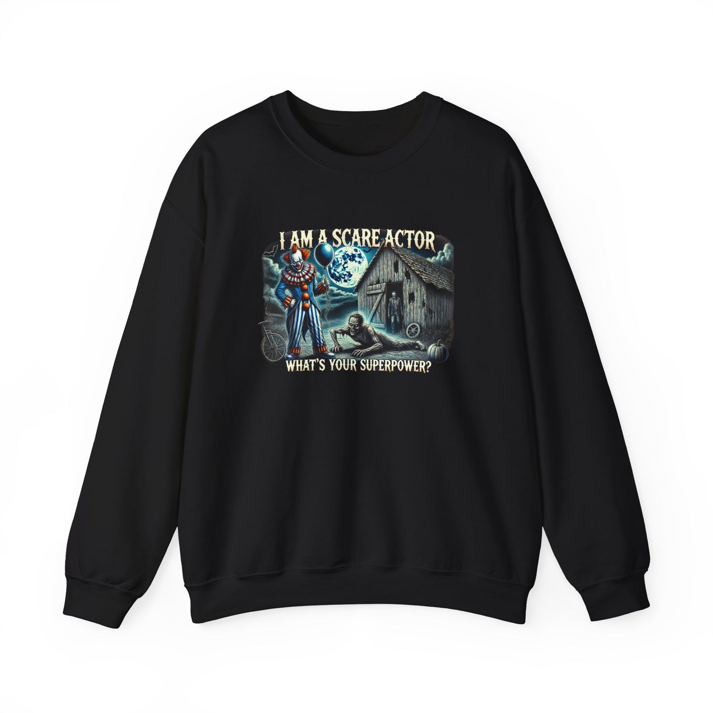 Scare Actor Unisex Heavy Blend™ Crewneck Sweatshirt