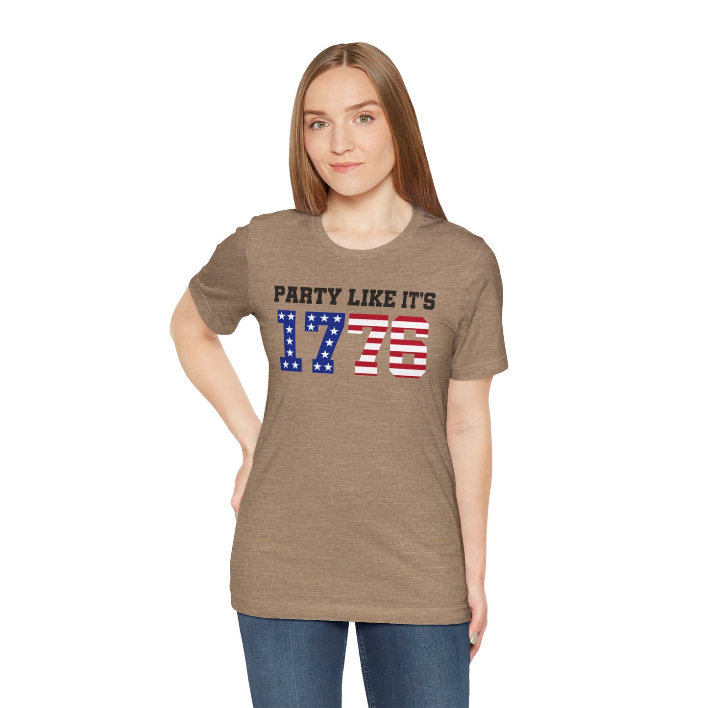 Party Like Its 1776, Graphic Unisex Jersey Short Sleeve Tee