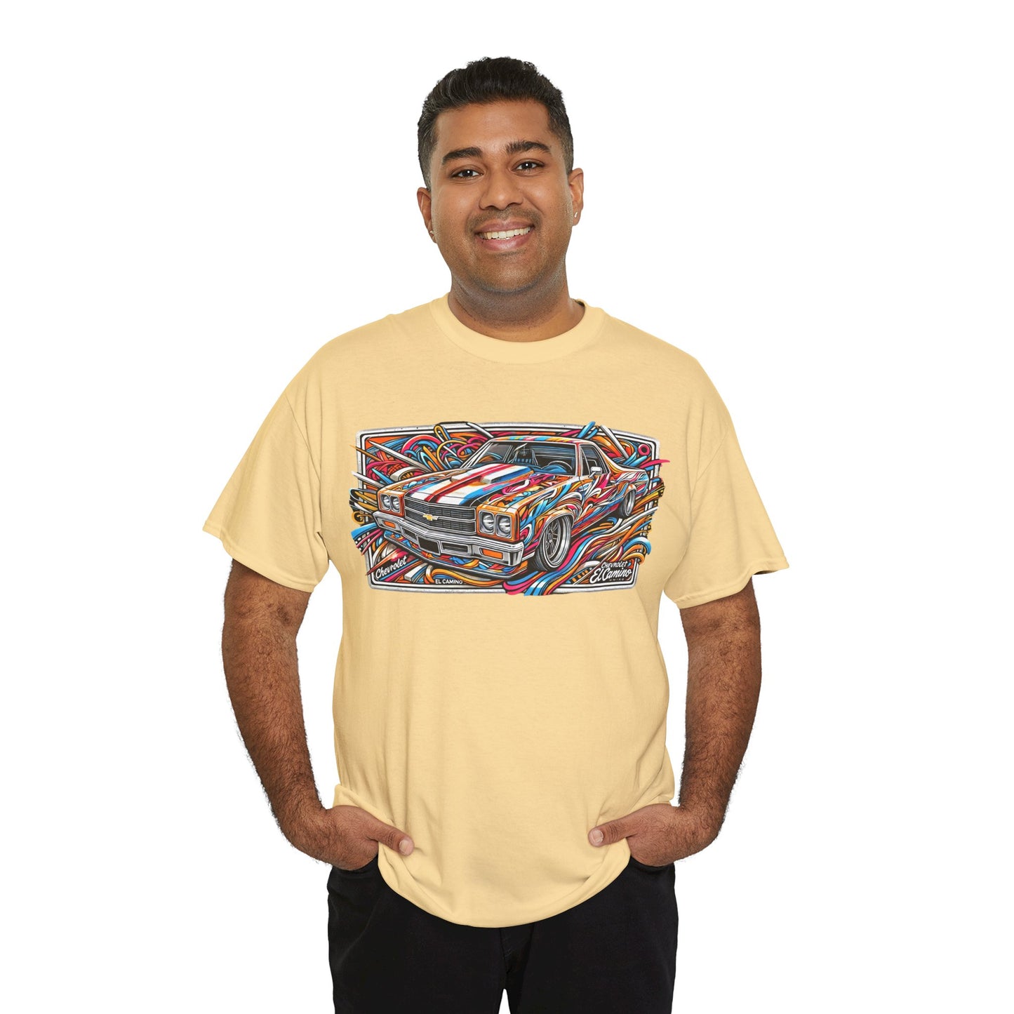 Graffiti Mania Chevrolet El Camino Graphic - Unisex Heavy Cotton Tee