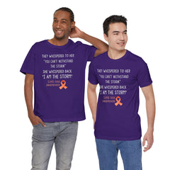 LIMB LOSS AWARENESS,  I  Am The Storm - Graphic Unisex T Shirt