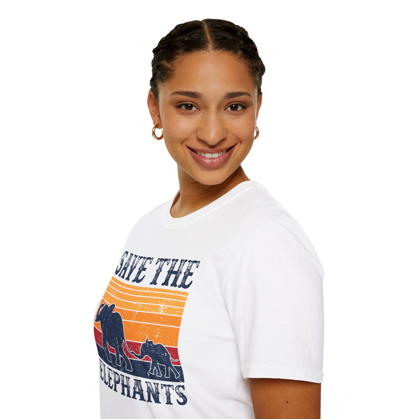 Save the Elephants Unisex Softstyle T-Shirt