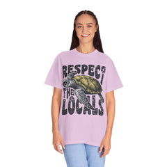 Respect the Locals T-Shirt — Sea Turtle Conservation Graphic Tee