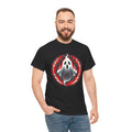 Fiery Fire Ghost - Graphic Unisex Heavy Cotton Tee